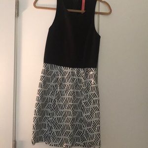 Right Sixty Black/White Sequin Dress